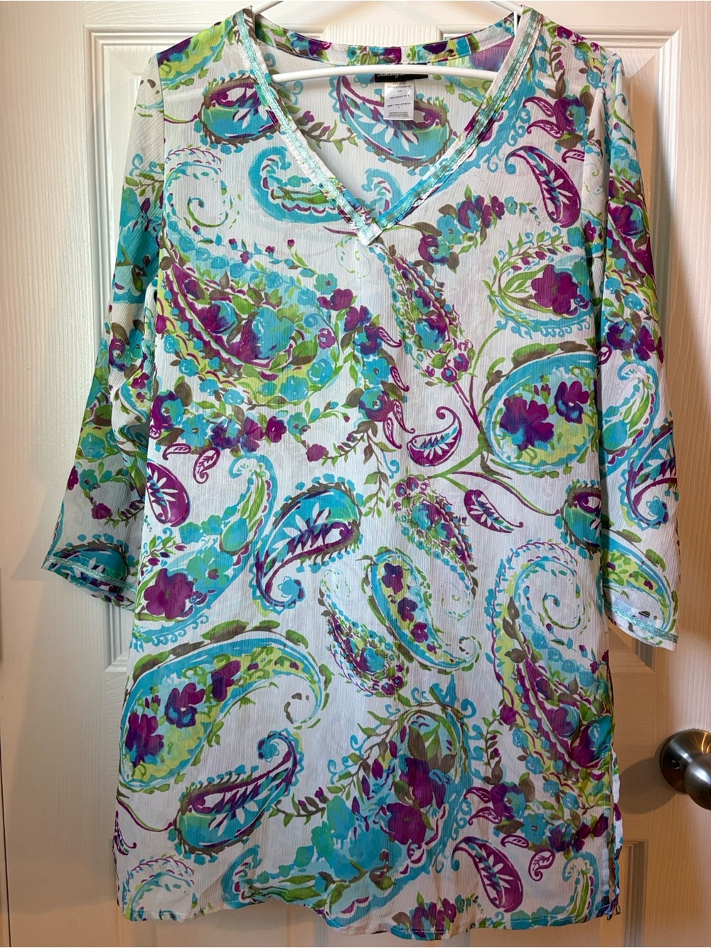 Tommy Bahama Paisley Tunic Cover Up